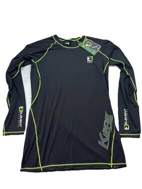 KORE SERIES LIGHTWEIGHT Men's LONG SLEEVE BASE LAYER SHIRT LARGE L BLACK MWT NEW